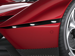 Alfa Romeo 8C-R Tazio 2020 3D Модель