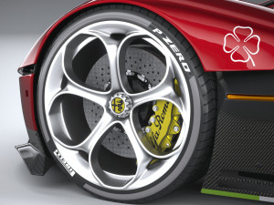 Alfa Romeo 8C-R Tazio 2020 3D Модель