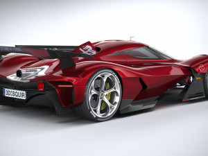 Alfa Romeo 8C-R Tazio 2020 3D Модель
