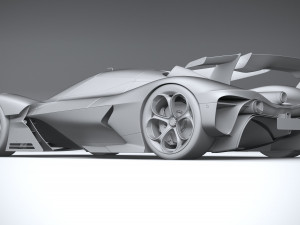 Alfa Romeo 8C-R Tazio 2020 3D Модель