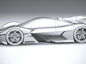 Alfa Romeo 8C-R Tazio 2020 3D Модель