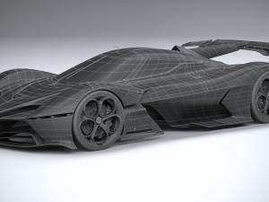 Alfa Romeo 8C-R Tazio 2020 3D Модель