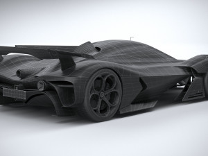 Alfa Romeo 8C-R Tazio 2020 3D Модель