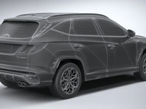 Hyundai Tucson N-line 2021 3D Model