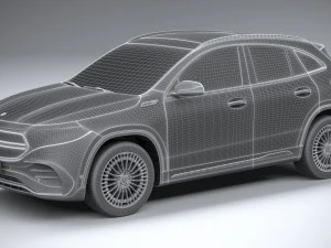 Mercedes-Benz EQA 2022 3D Model