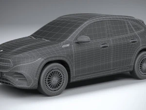 Mercedes-Benz EQA 2022 3D Model