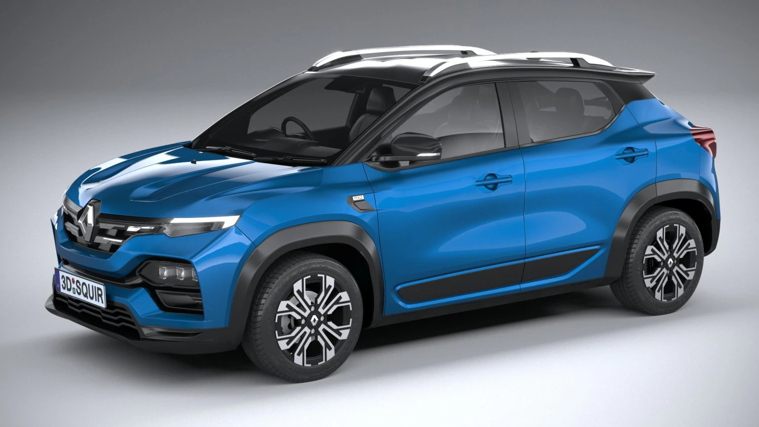 Renault Kiger 2022 3D Model .c4d .max .obj .3ds .fbx .stl .blend 