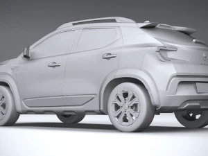 Renault Kiger 2022 3D Model