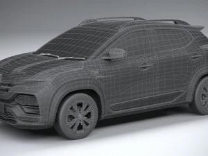 Renault Kiger 2022 3D Model