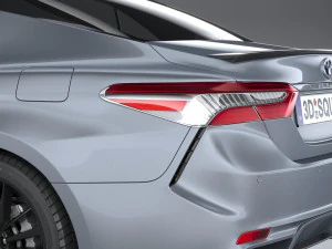 Toyota Camry XSE 2021 3D Model