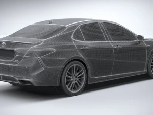 Toyota Camry XSE 2021 3D Model