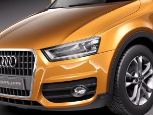 Audi Q3 2012 3D Model
