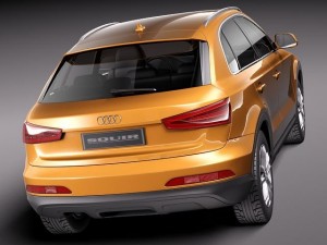Audi Q3 2012 3D Model