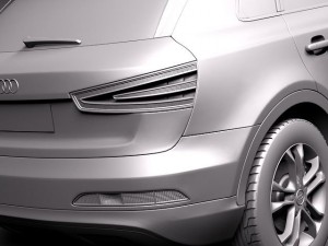 Audi Q3 2012 3D Model