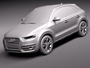 Audi Q3 2012 3D Model