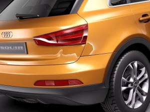 Audi Q3 2012 3D Model