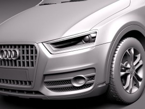 Audi Q3 2012 3D Model