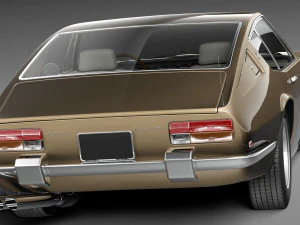 Maserati Ghibli 4900 SS Coupe 1970 3D Model