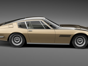 Maserati Ghibli 4900 SS Coupe 1970 3D Модель