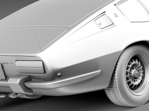 Maserati Ghibli 4900 SS Coupe 1970 3D Модель