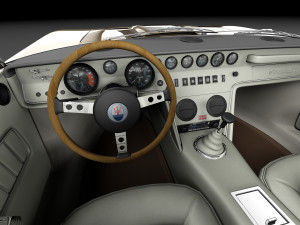 Maserati Ghibli 4900 SS Coupe 1970 3D Модель