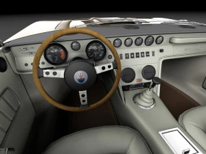 Maserati Ghibli 4900 SS Coupe 1970 3D Model