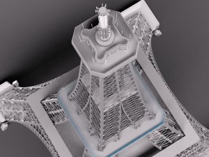 Eiffel Tower Paris France Modello 3D