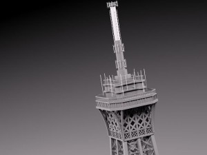 Eiffel Tower Paris France Modello 3D