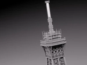 Eiffel Tower Paris France 3D Model