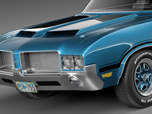 Oldsmobile Cutlass 442 1971 Modelo 3D