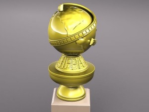 Golden Globe Award Modello 3D