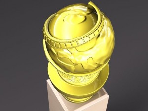 Golden Globe Award 3D Model