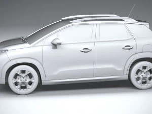 Citroen C3 Aircross 2022 3D Model