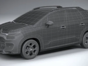 Citroen C3 Aircross 2022 3D Model