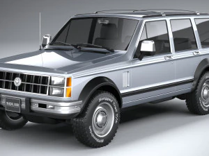 Generic Classic SUV 3D Model