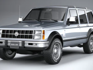 Generic Classic SUV 3D Model