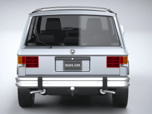 Generic Classic SUV 3D Model