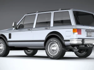 Generic Classic SUV 3D Model