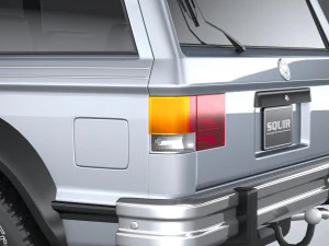 Generic Classic SUV 3D Model