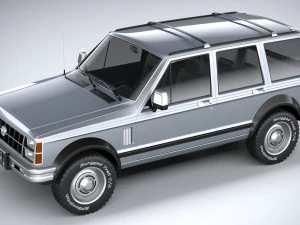Generic Classic SUV 3D Model