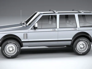 Generic Classic SUV 3D Model