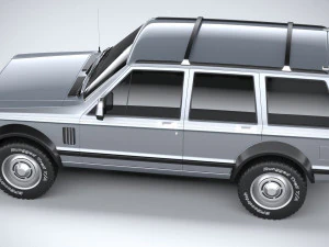 Generic Classic SUV 3D Model
