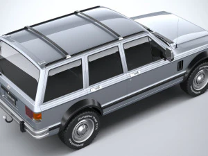 Generic Classic SUV 3D Model