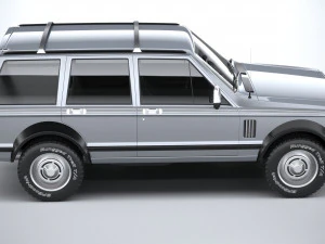 Generic Classic SUV 3D Model