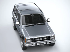 Generic Classic SUV 3D Model