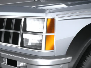 Generic Classic SUV 3D Model