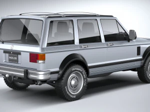 Generic Classic SUV 3D Model