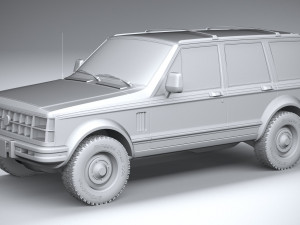 Generic Classic SUV Modelo 3D