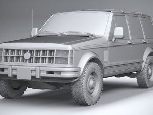 Generic Classic SUV Modelo 3D