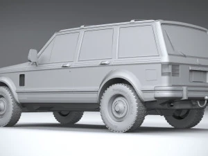 Generic Classic SUV 3D Model